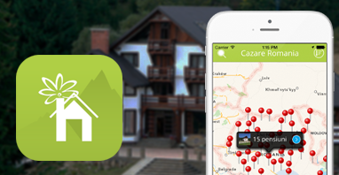 Aplicatie pentru mobil - Cazare Romania